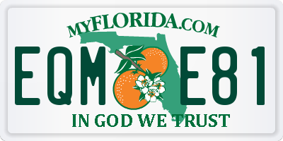 FL license plate EQME81