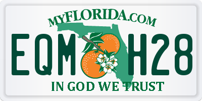 FL license plate EQMH28