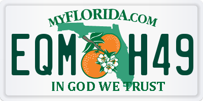 FL license plate EQMH49