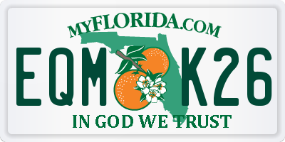 FL license plate EQMK26