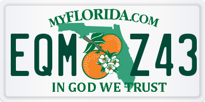 FL license plate EQMZ43