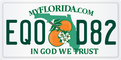 FL license plate EQOD82