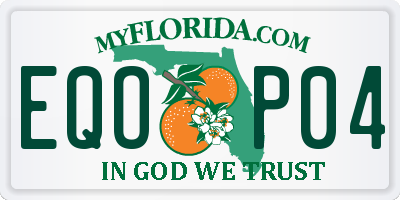 FL license plate EQOP04