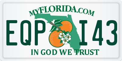 FL license plate EQPI43