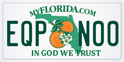 FL license plate EQPN00