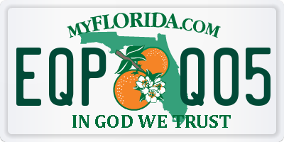 FL license plate EQPQ05