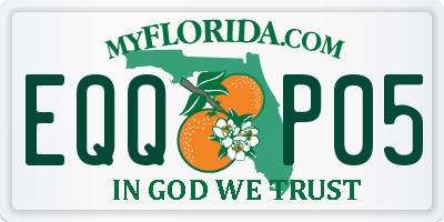 FL license plate EQQP05