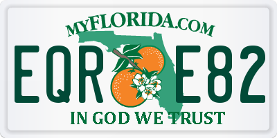 FL license plate EQRE82