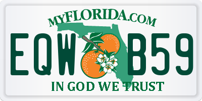 FL license plate EQWB59