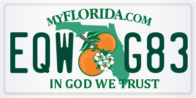 FL license plate EQWG83
