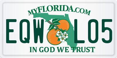 FL license plate EQWL05
