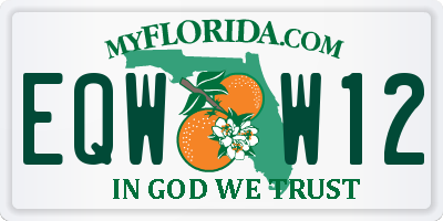 FL license plate EQWW12