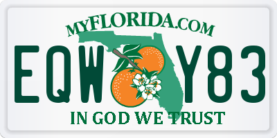 FL license plate EQWY83