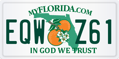 FL license plate EQWZ61