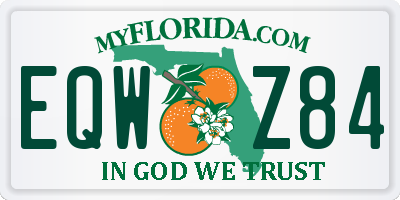 FL license plate EQWZ84