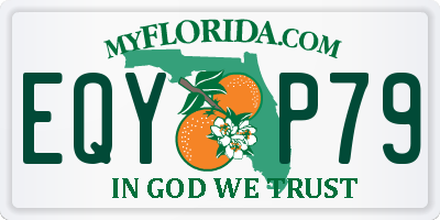 FL license plate EQYP79