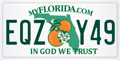 FL license plate EQZY49