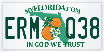 FL license plate ERMQ38