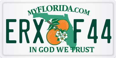 FL license plate ERXF44