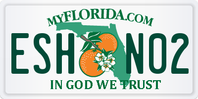FL license plate ESHN02