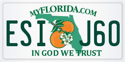 FL license plate ESIJ60
