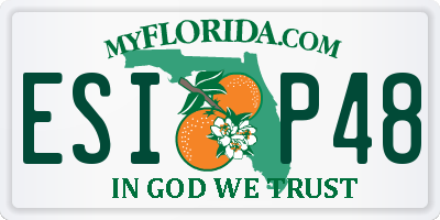 FL license plate ESIP48
