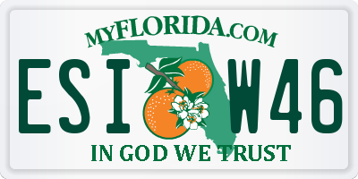 FL license plate ESIW46