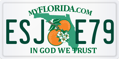 FL license plate ESJE79