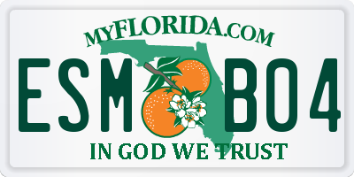 FL license plate ESMB04