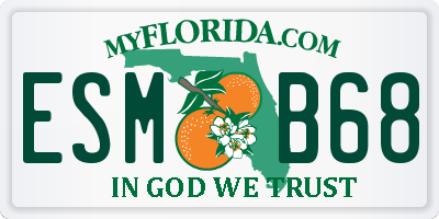 FL license plate ESMB68