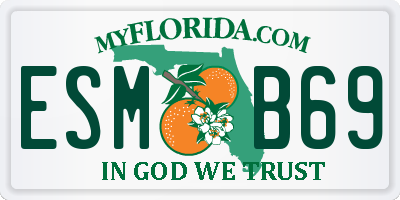 FL license plate ESMB69