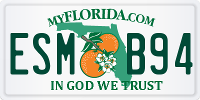 FL license plate ESMB94