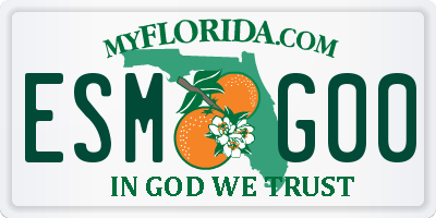 FL license plate ESMG00