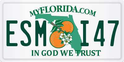 FL license plate ESMI47