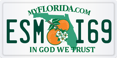 FL license plate ESMI69