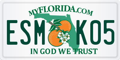 FL license plate ESMK05