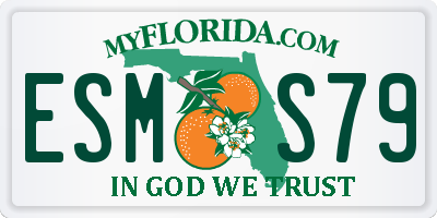 FL license plate ESMS79