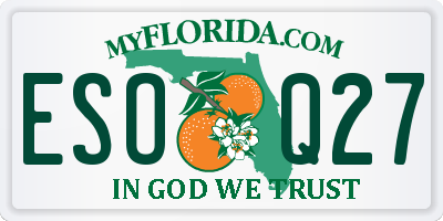 FL license plate ESOQ27