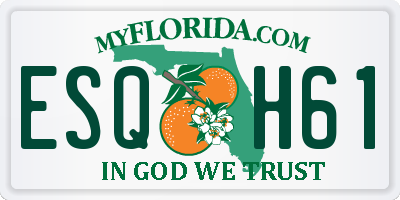 FL license plate ESQH61