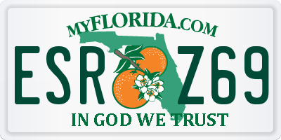FL license plate ESRZ69
