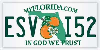 FL license plate ESVI52