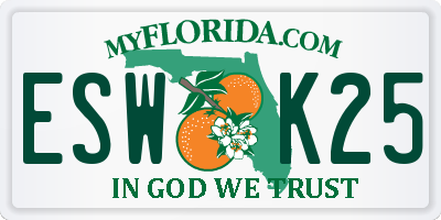 FL license plate ESWK25