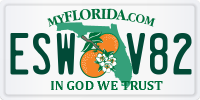 FL license plate ESWV82