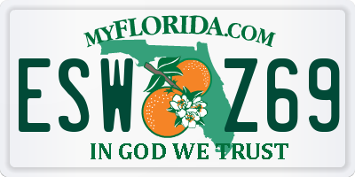 FL license plate ESWZ69