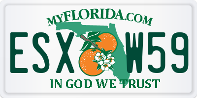 FL license plate ESXW59