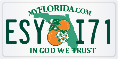 FL license plate ESYI71