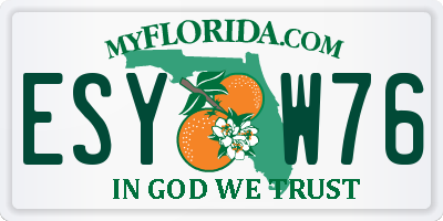 FL license plate ESYW76