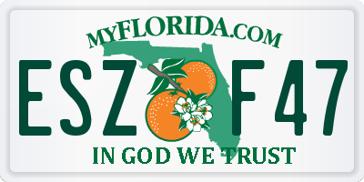 FL license plate ESZF47