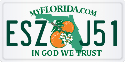 FL license plate ESZJ51