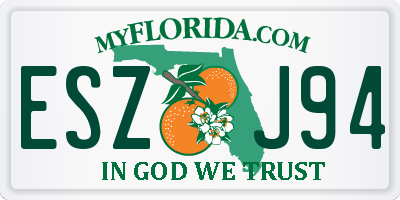 FL license plate ESZJ94